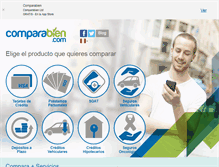 Tablet Screenshot of comparabien.com.pe